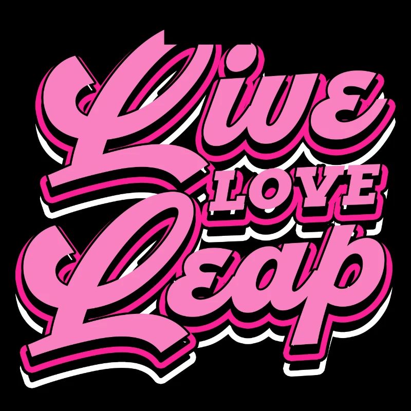 live love leap Design pour un danseur