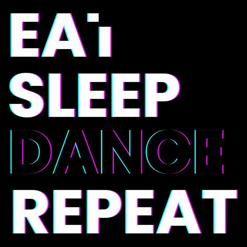Manger Dormir Danse Répéter Danse Dictons Danser Dire