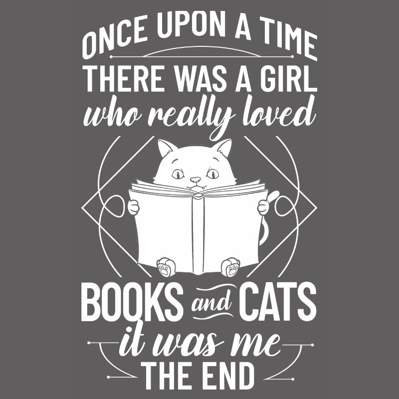 Cat Reading Book Reader Librarian Books