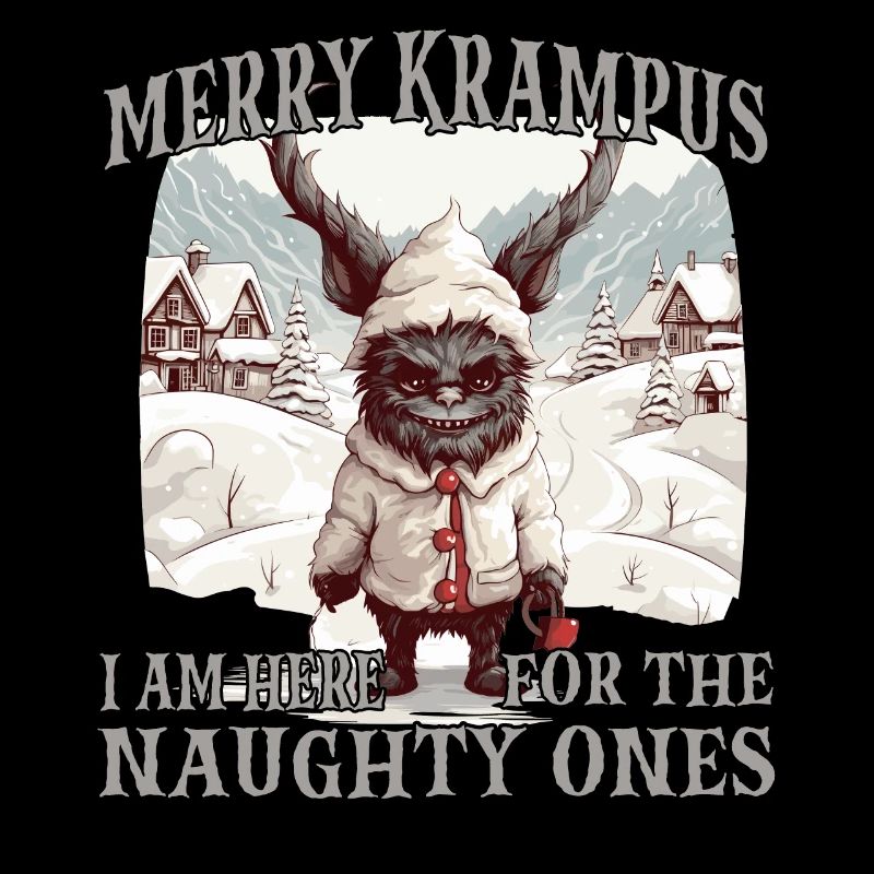 Krampus Maske | Kawaii Kramperl | Weihachtsmann