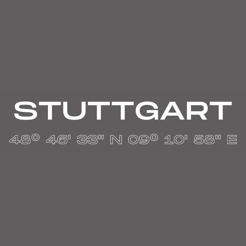 Coordonnées de Stuttgart