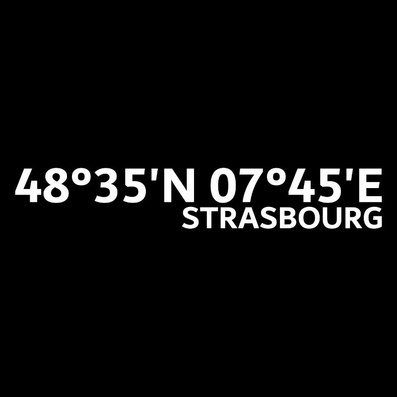 Coordonnées de Strasbourg
