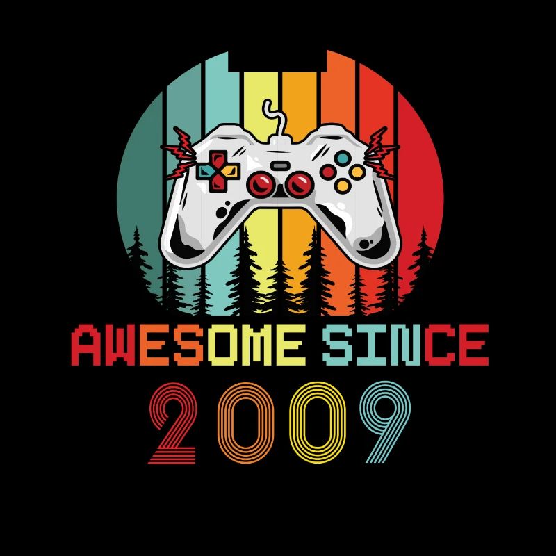 Awesome Since 2009 Geburtstag 2009 Vintage 2009