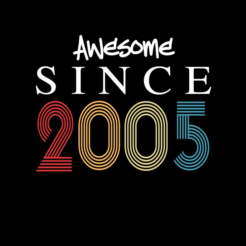 Awesome Since 2005 Geburtstag 2005 Vintage 2005
