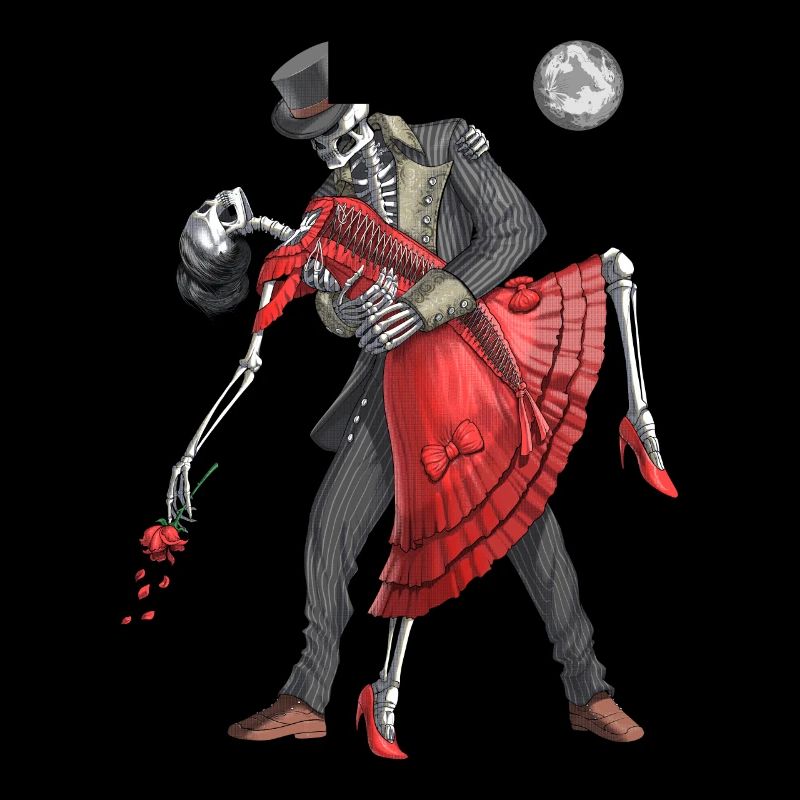 Goth Skelette tanzen