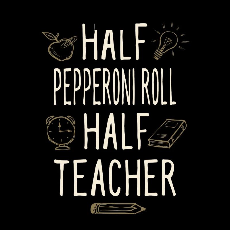 Moitié Pepperoni Roll Moitié Professeur drôle