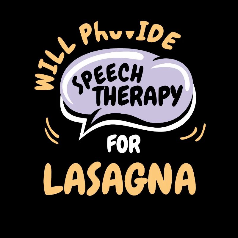 Provide Speech Therapy for Lasagna Funny Speech
