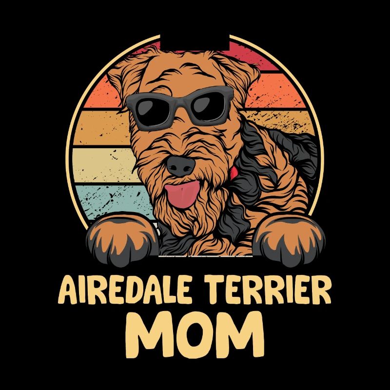Airedale Terrier Mom Geschenk Hunde