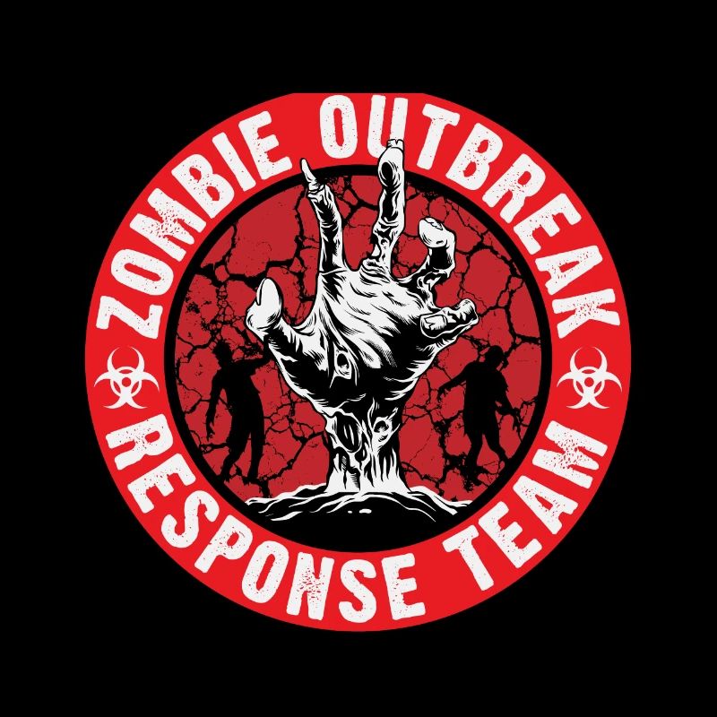 Zombie a éclaté Halloween Team