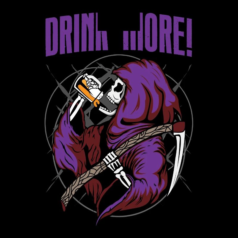 Grim Reaper Beer Boire plus Halloween