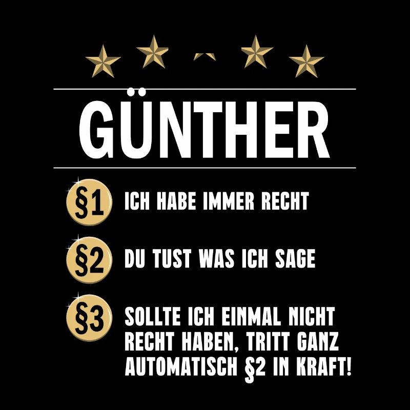 Günther Habe immer Recht Name day