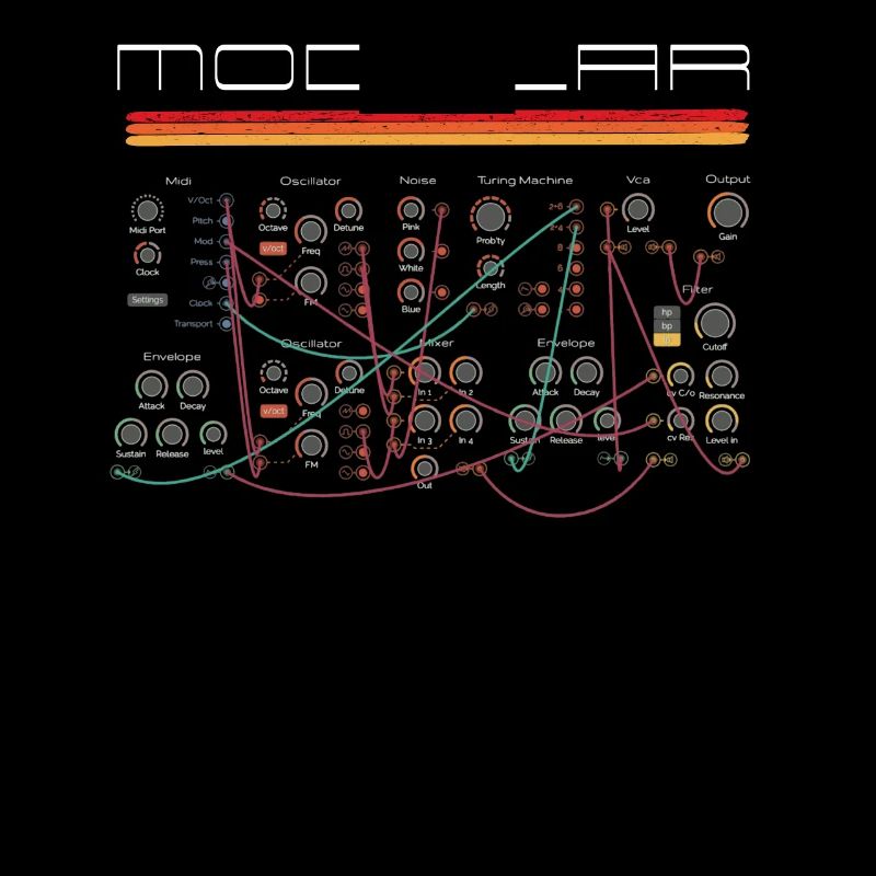 Vintage Modular Synthesizer Analog Audio Engineer