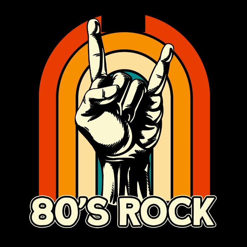 Vintage Retro 80s Rock Français Fork