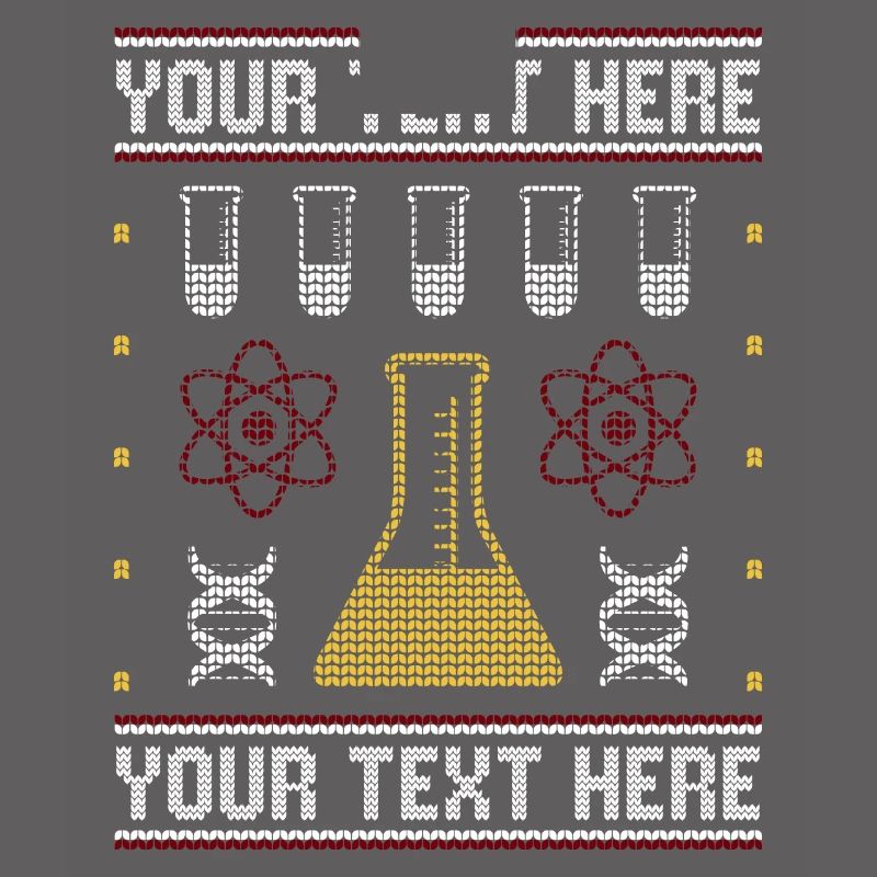 Custom Science Custom Pull de Noël moche