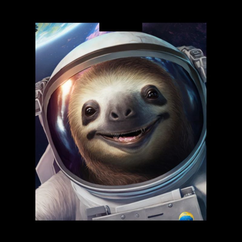 Sloth Astronaut Space Outer Space