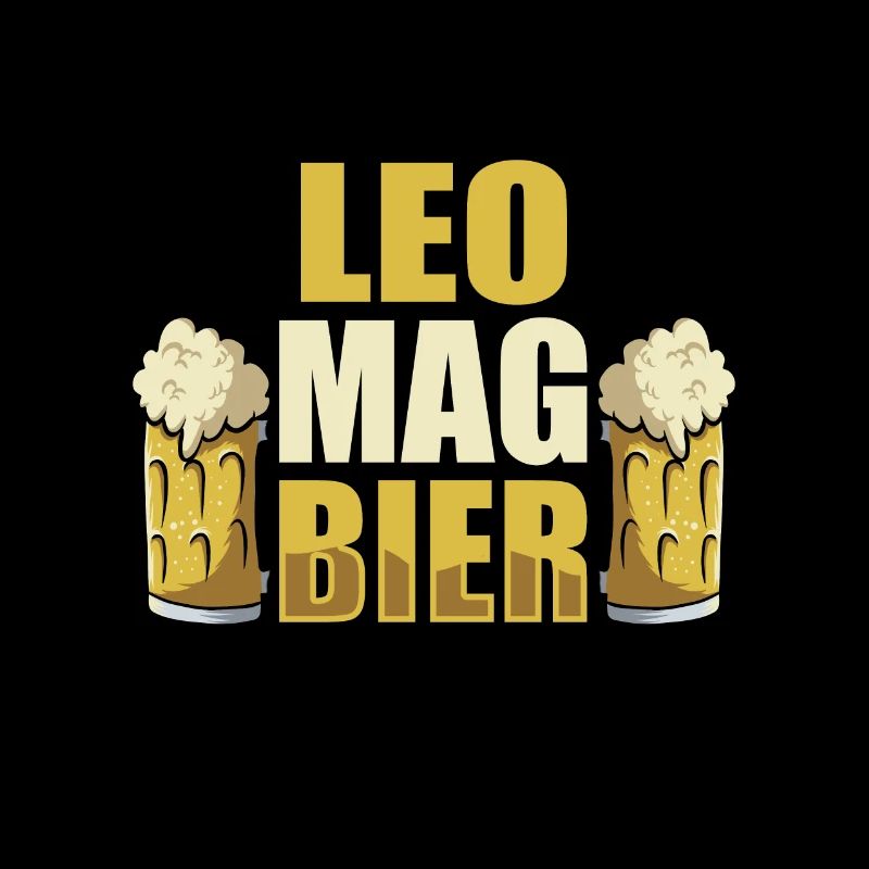 Leo mag Bier Name Geburtstag