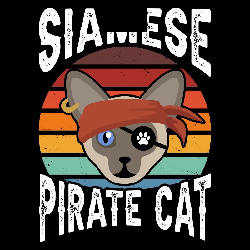 Siamese pirate cat