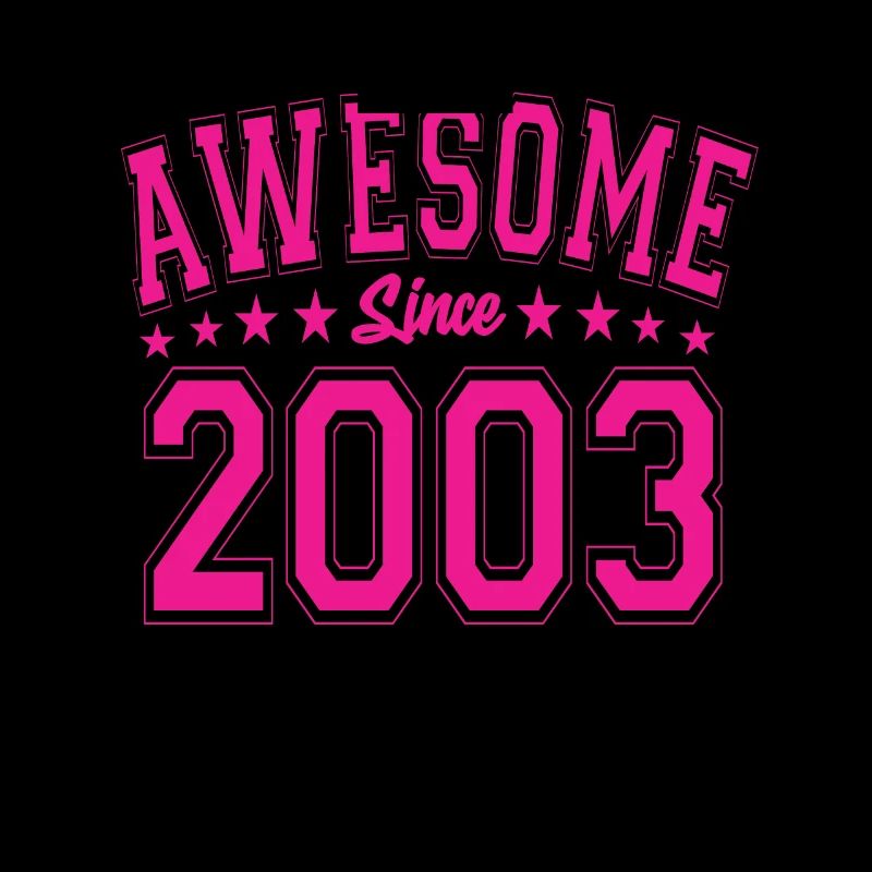 Awesome Since 2003 Geburtstag 2003 Vintage 2003