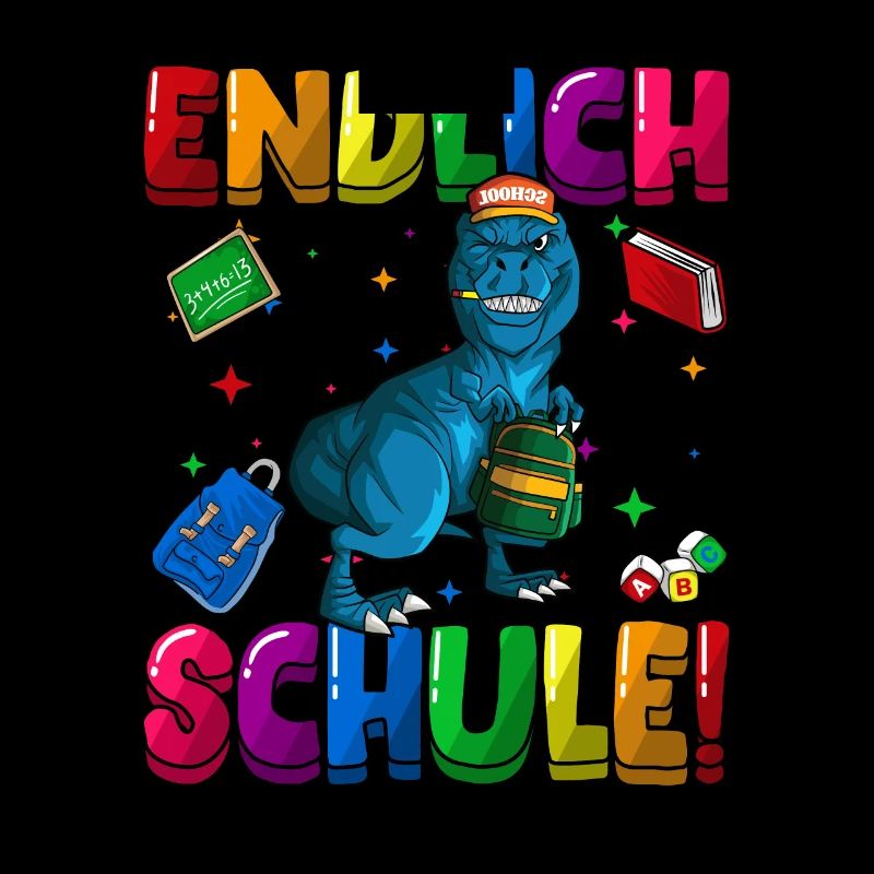 Endlich Schule Einschulung Grundschule 1. Klasse