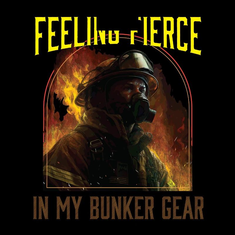 Se sentir féroce dans mon Bunker Gear Fireman