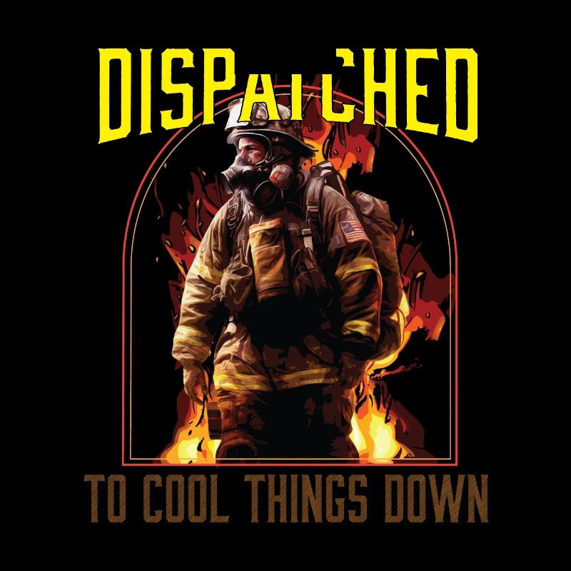 Envoyé pour refroidir les choses drôle de pompier