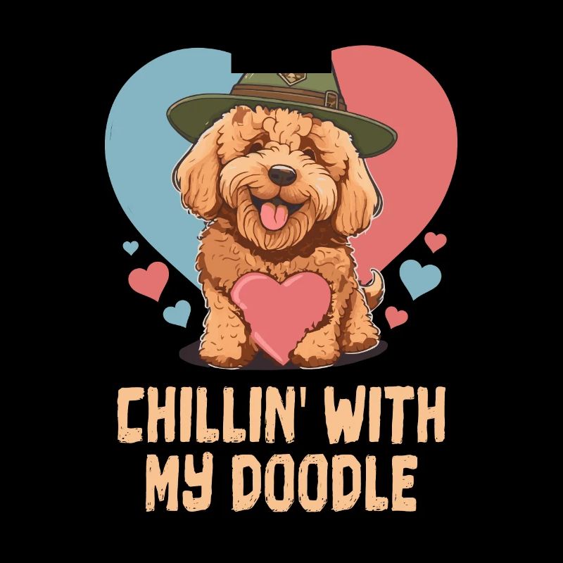My Doodle Goldendoodle Dad Cute Dog Mom Doodle