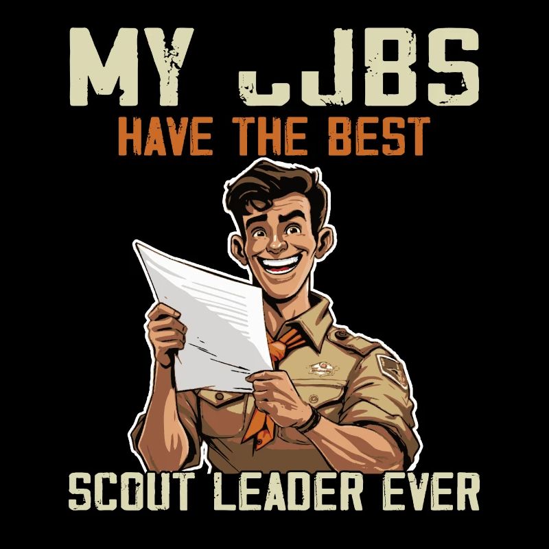 Camping Scouting - Lustiger Pfadfindervater