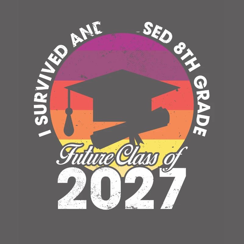8th Grade Funny Graduation Future Class De 2027