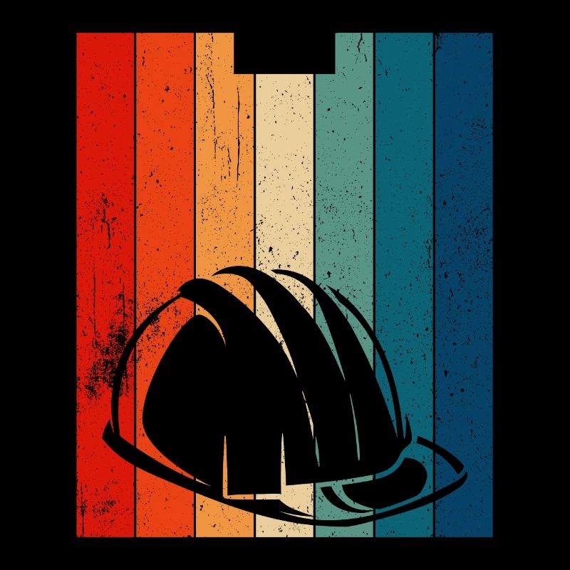Travailleur de la construction Retro Hard Hat