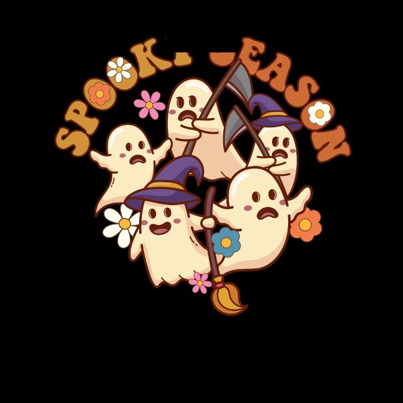 Halloween Spooky Season Boo Ghost Grim Reaper