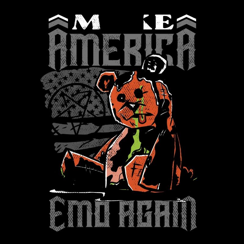 Emoticon Make America Emo Again Emocore Esthétique