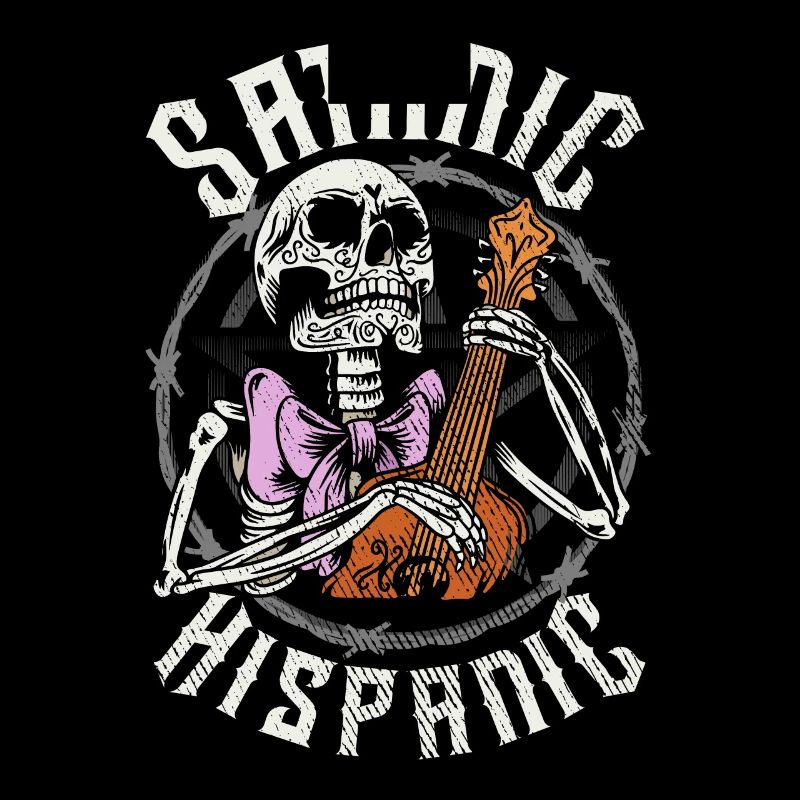 Satanic Hispanic Pentagram Mexican Occult Baphomet