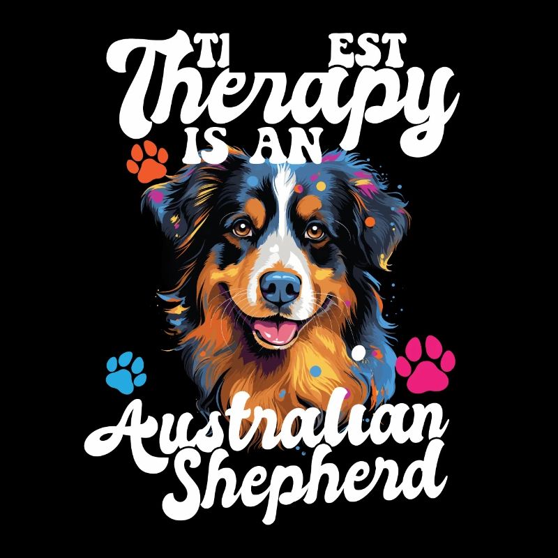 Australian Shepherd Pop Art & Dog Lover & Splash