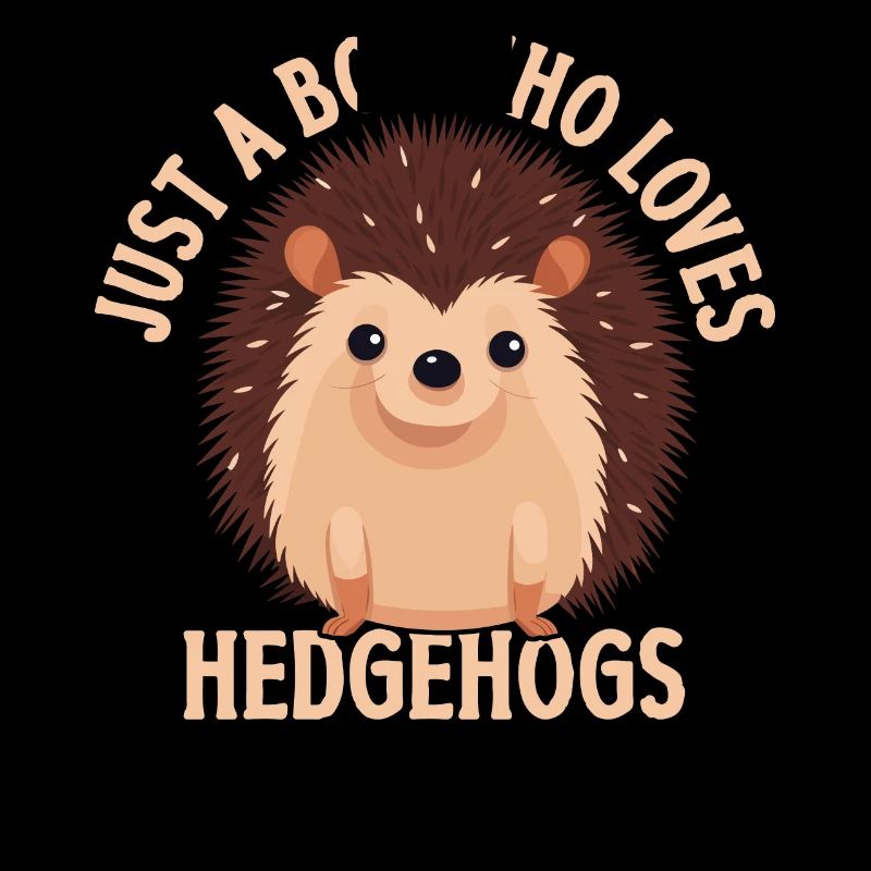 Nur Ein Junge, Der Igel T-Shirt Liebt