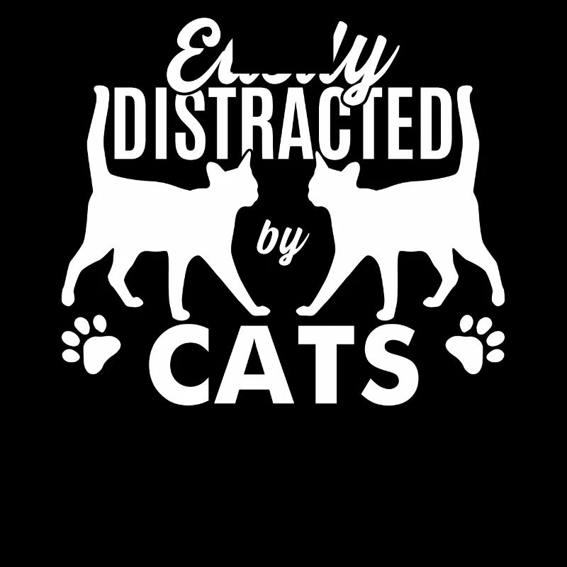 Facilement distrait par les chats