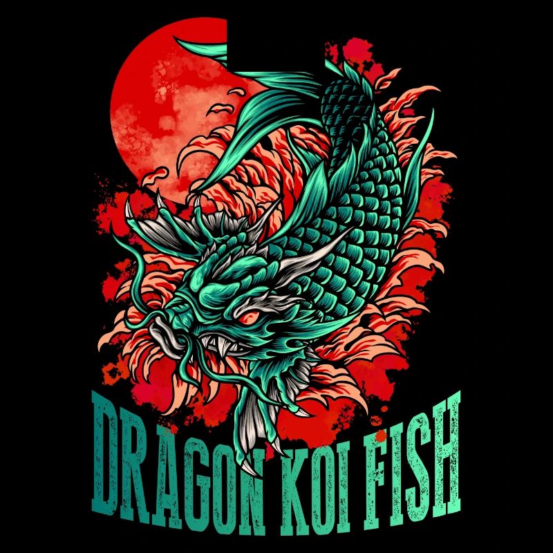 Dragon Koi Fish