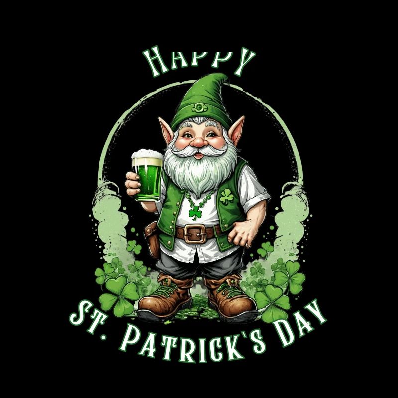 Leprechaun de la Saint-Patrick I Bière verte I