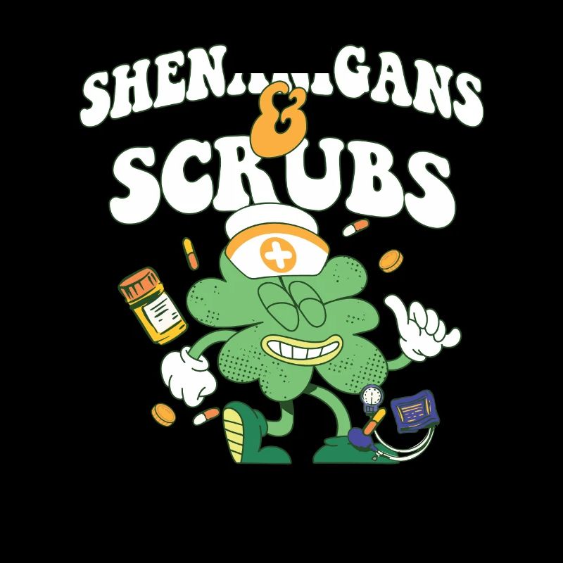 Shenanigans & Scrubs ER Nurse Physician St.