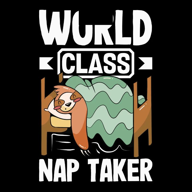 World Class Nap Taker Funny Sloth
