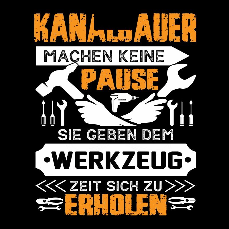 Kanalbauer Machen Keine Pause