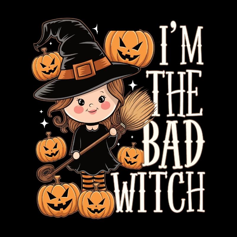 Halloween Witch I'm The Bad Witch