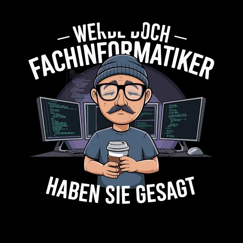Werde Doch Fachinformatiker Lustiges IT Nerd