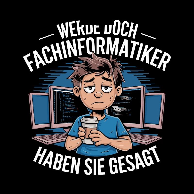 Werde Doch Fachinformatiker Lustiges IT Nerd