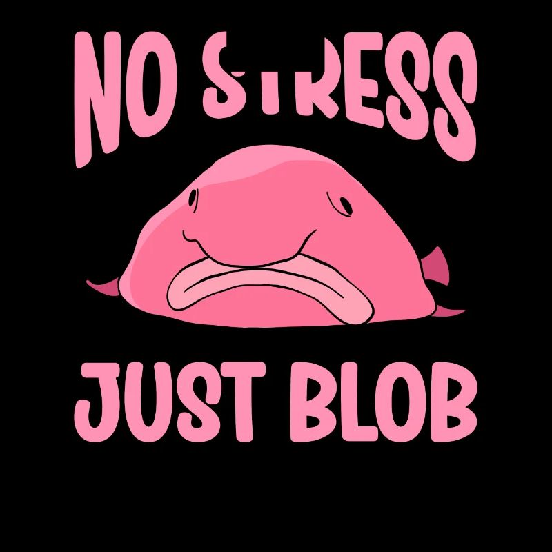 Drôle de poisson Blobfish mignon