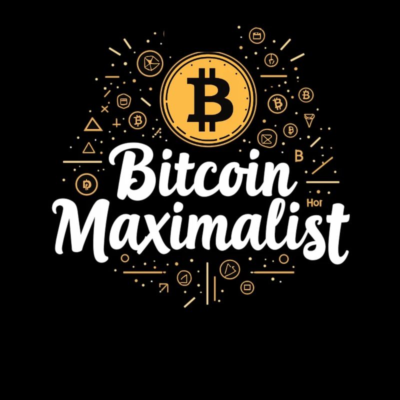 Bitcoin Maximalist – Stylisches Krypto Design