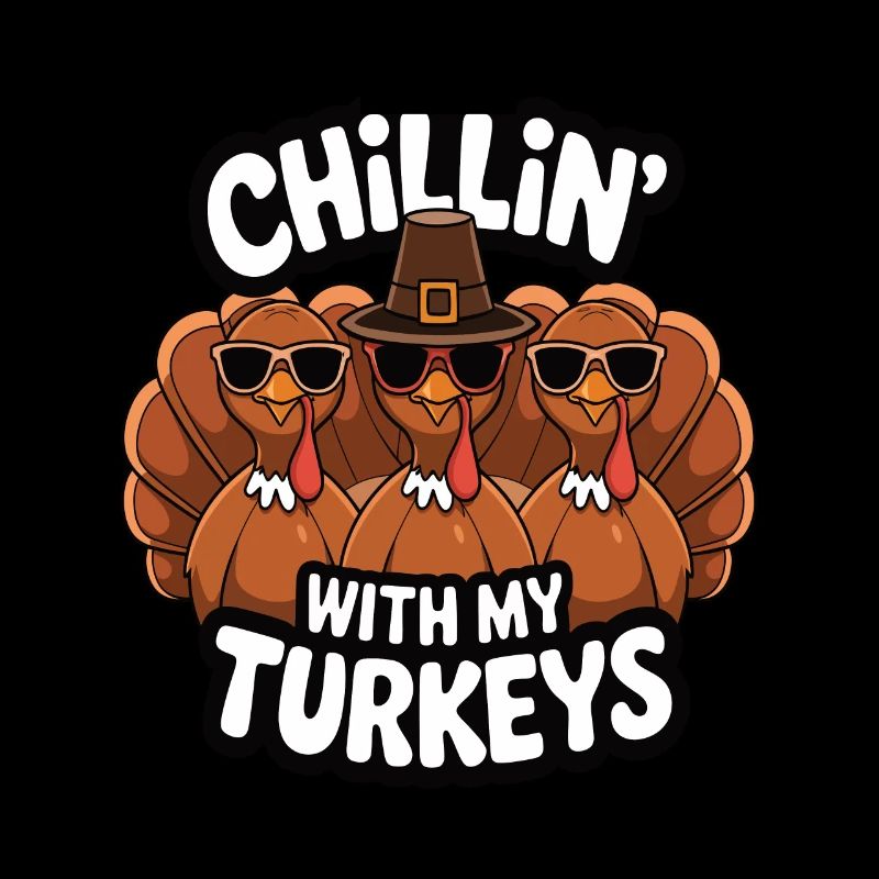 Dinde drôle de Thanksgiving
