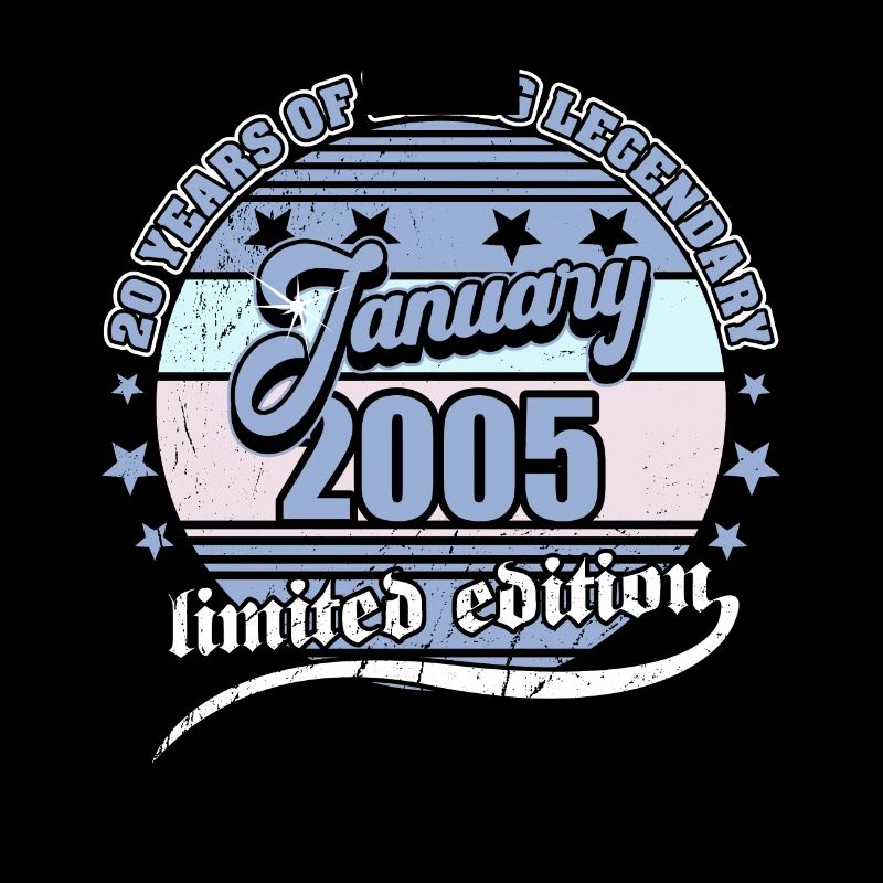 20e anniversaire Janvier 2005 Né 20 ans