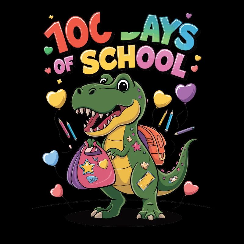 100e jour d’école 100 jour d’école des enfants