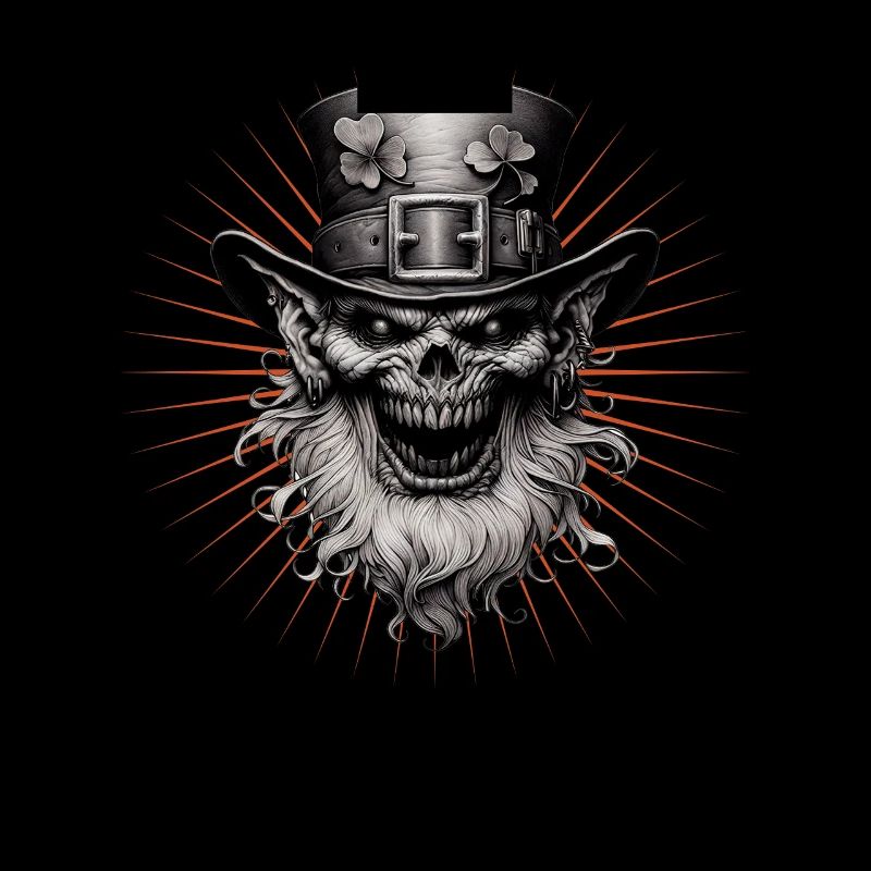 Saint-Patrick Design Evil Leprechaun