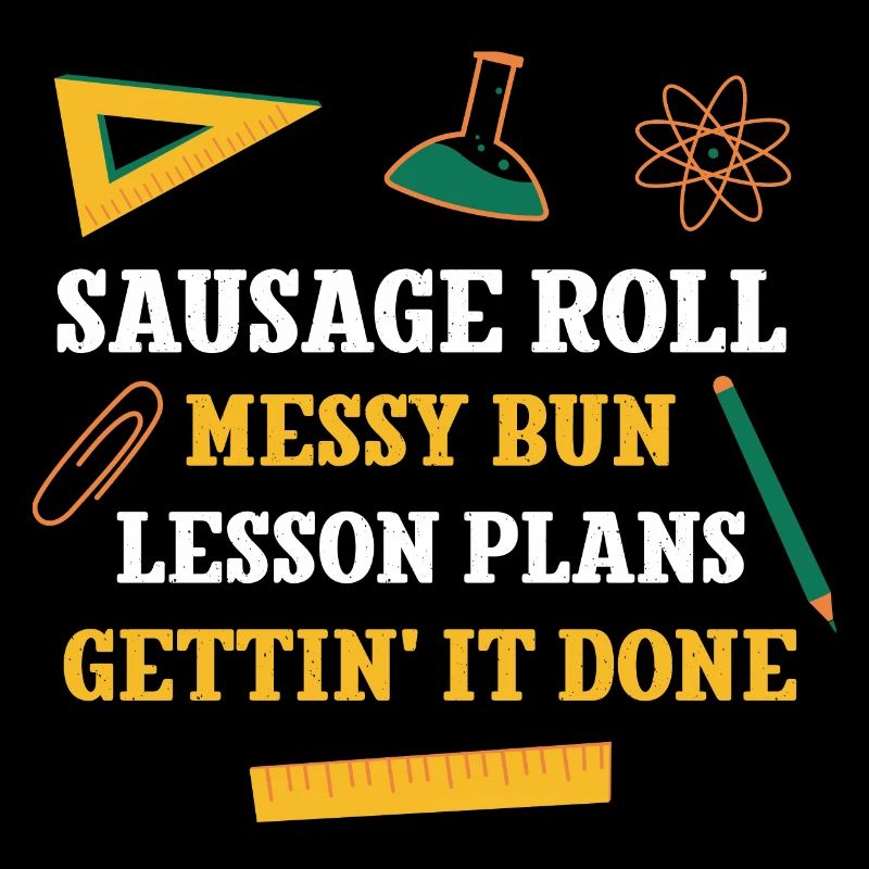 Sausage Roll Messy Bun Plans de leçon Drôle de professeur